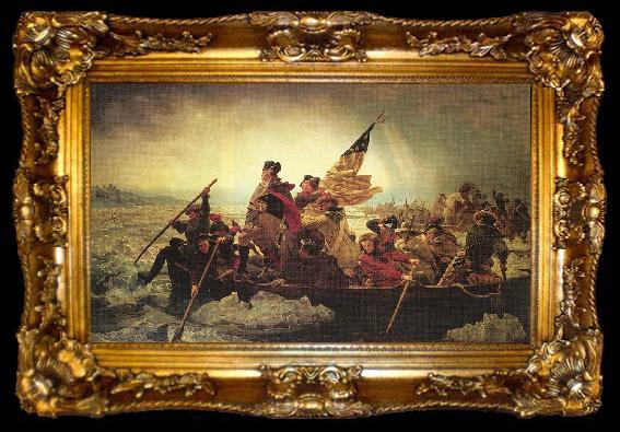 framed  Leutze, Emmanuel Gottlieb Washington Crossing the Delaware, ta009-2